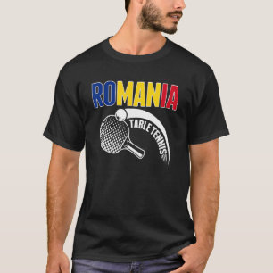 Roemenië Table Tennis Support Roemeense ping Pong T-shirt