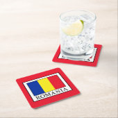 Roemenië Vierkante Kartonnen Onderzetter (Insitu)