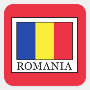 Roemenië Vierkante Sticker