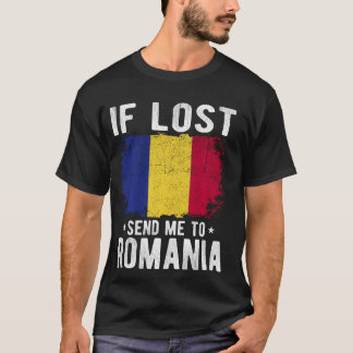 Roemenië Vlag Souvenir - Als verloren stuur me naa T-shirt
