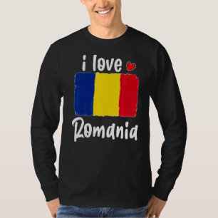 - roemenië - vlaggepride voor mannen steun r t-shirt