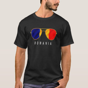 Roemenië Zonnebril Roemenië Vlag Roemeens T-shirt