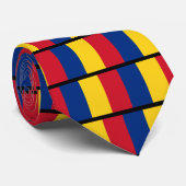 roemenië zwart stropdas (Opgerold)