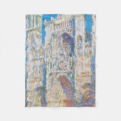 Roen Cathedral (zonlicht), Monet Fleece Deken (Voorkant)