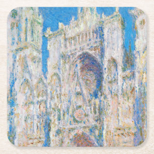 Roen Cathedral (zonlicht), Monet Vierkante Kartonnen Onderzetter