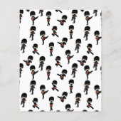 Roep alle Ninjas! Birthday Party Invitation (Achterkant)