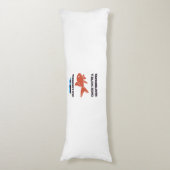 Roep een steur omdat je een hartbreker bent lichaamskussen (Voorkant Verticaal)