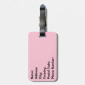 Roep er gewoon mee door bagagelabel (Achterkant verticaal)