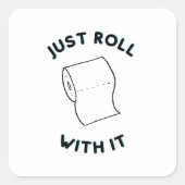 Roep er gewoon mee door vierkante sticker (Voorkant)