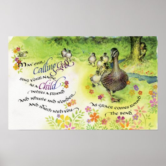 Roep God, 20 x 12,5 inch, afdrukken Poster (Voorkant)