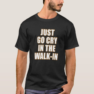 Roep in de walkin sous Chef om te koken voor drank T-shirt