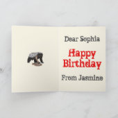 Roep me niet de Das van de Honing van Badass van Kaart (Binnen)