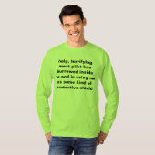 roep om hulp t-shirt (Voorkant volledig)