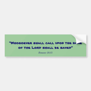 Roep op God Bumpersticker
