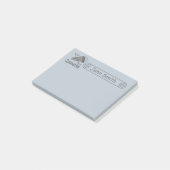 Roep uit voor optometristen 4x3 post-it® notes (Schuin)