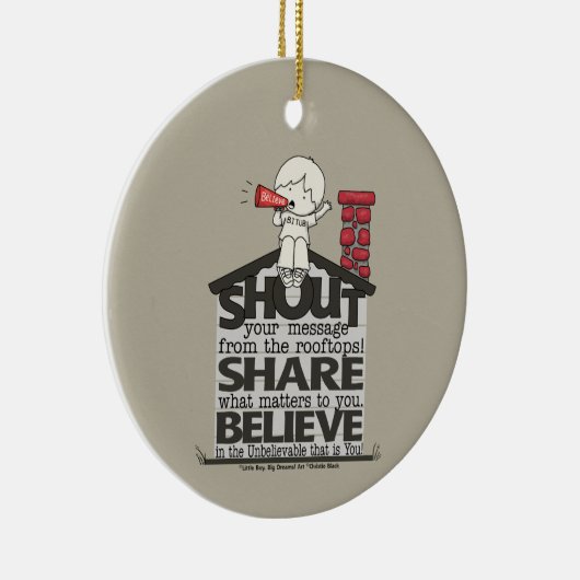 Roep van de daken keramisch ornament (Rechts)