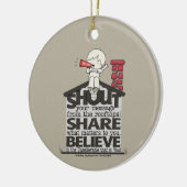 Roep van de daken keramisch ornament (Links)