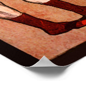 Roeperij van de sportroeiboeg met roeiboeg poster (Hoek)