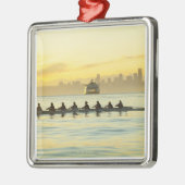 Roeperingsteam 2 metalen ornament (Links)