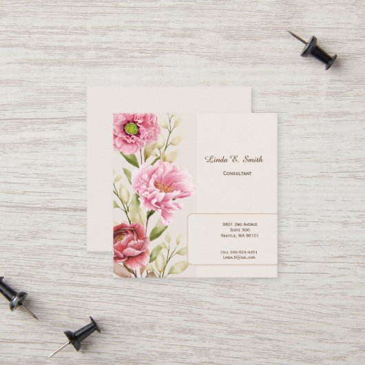 Roepkaart Contactkaartje (Voorkant / Achterkant in situ)