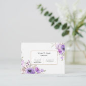 Roepkaart van groot formaat contactkaartje (Staand voorkant)