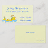 Roepkaart voor mama contactkaartje (Voorkant / Achterkant)