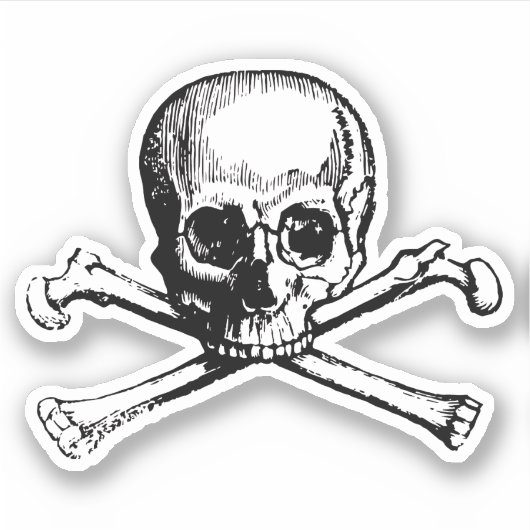 Roeppiraat Sticker (Voorkant)