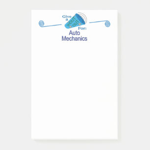 Roept Auto Mechanica op Post-it® Notes