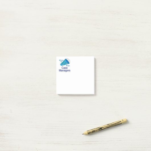 Roeptoeter voor casemanagers post-it® notes (Op bureau)