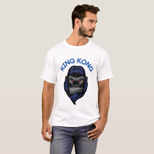"Roer in stijl met King Kong T-Shirts | (Voorkant volledig)