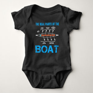 Roerboot Gift for rower canoe kayak Water sport Romper