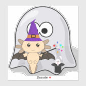 roeren.Axolotl, Halloween Sticker (Vel)