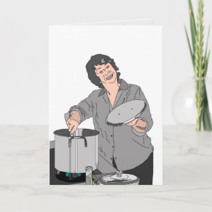 "roeren van de pot" wenskaart kaart