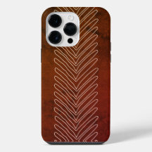 Roest Bruin Moderne Tribal Afrikaanse Pijlen