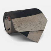Roest en Grijs Mode Stropdas (Opgerold)