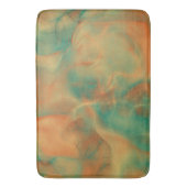 Roest en Zee Groen Marmer abstract Badmat (Voorkant Verticaal)