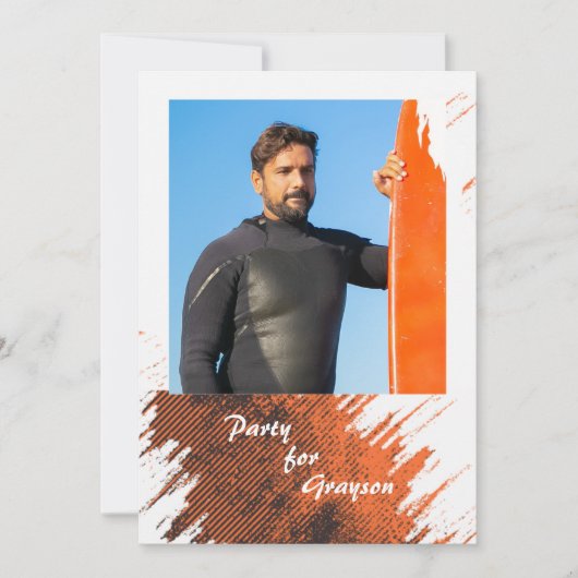 Roest Grunge Foto Kaart (Voorkant)