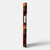 Roest kleur  bloemenprint Case-Mate iPhone case (Achterkant / Rechts)