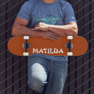 Roest Moderne Naam   Stijlvol Trendy Skateboard