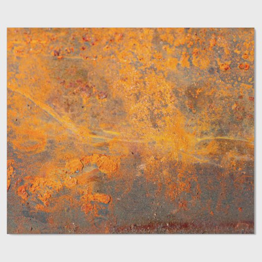 roest op ijzer als achtergrond, abstract, vuil cadeaupapier (Vlak)