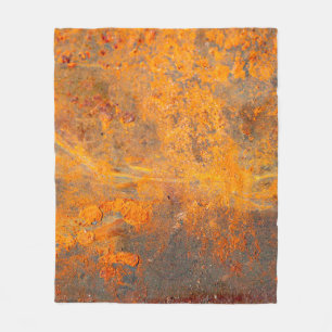 roest op ijzer als achtergrond, abstract, vuil fleece deken