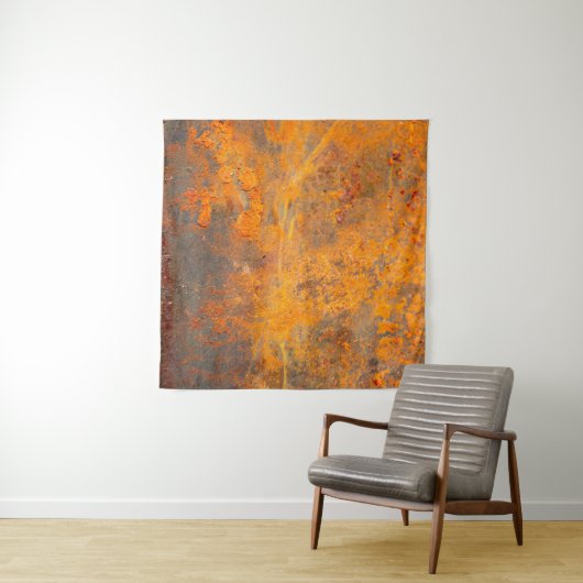 roest op ijzer als achtergrond, abstract, vuil wandkleed (In Situ (horizontaal))