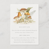 Roest Oranje Paddenstoel Varens Fauna Trouwrecepti Informatiekaartje (Voorkant)