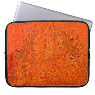 roest: oude getextureerde oppervlakte laptop sleeve