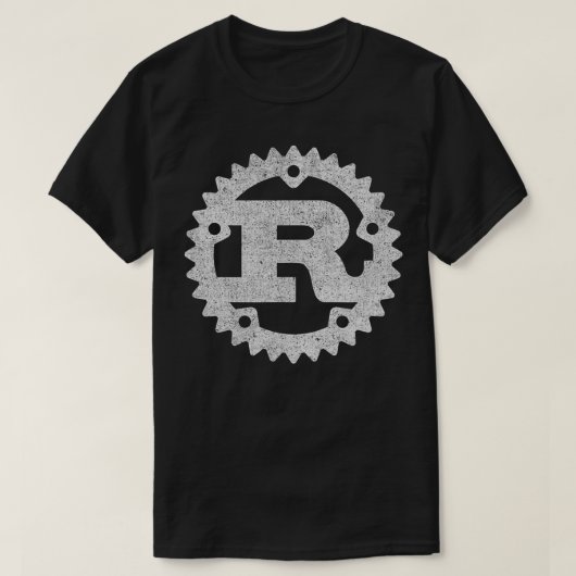 Roest Programming Language Developer Tool voor Col T-shirt (Design voorkant)