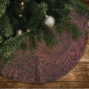 roest Sinaasappel ombre bloempatroon Kerstboom Rok
