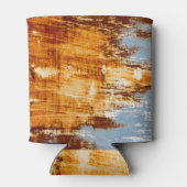 Roest staalplaat, geweven achtergrond. blikjeskoeler (Achterkant)