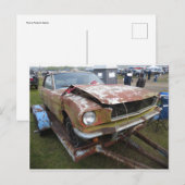 roestemmer met gebogen kap briefkaart (Voorkant / Achterkant)