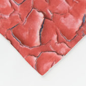  roestig ijzer muur textuur fleece deken (Hoek)