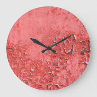  roestig ijzer muur textuur grote klok